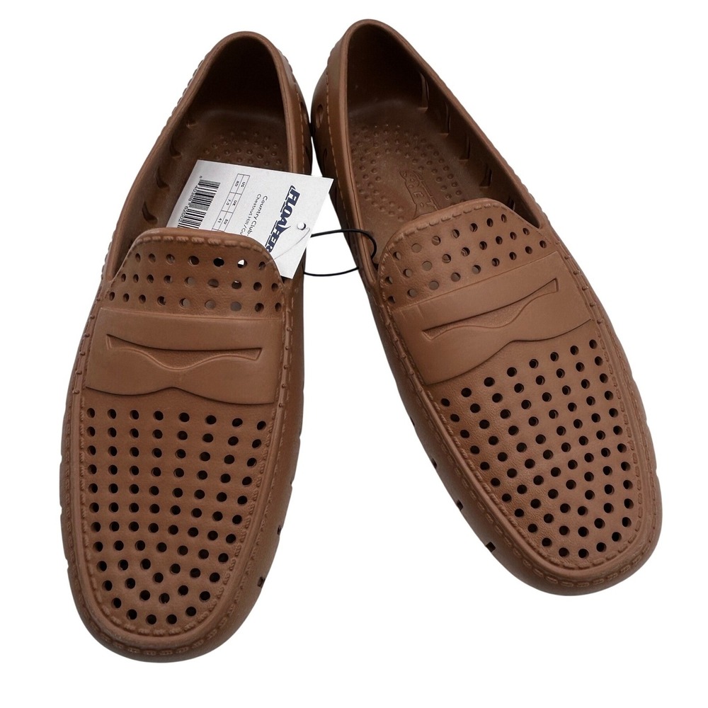 Floafers Country Club-4 Loafers Men's 8 D, Chestnut Hill, Foam, Waterproof,NWOB